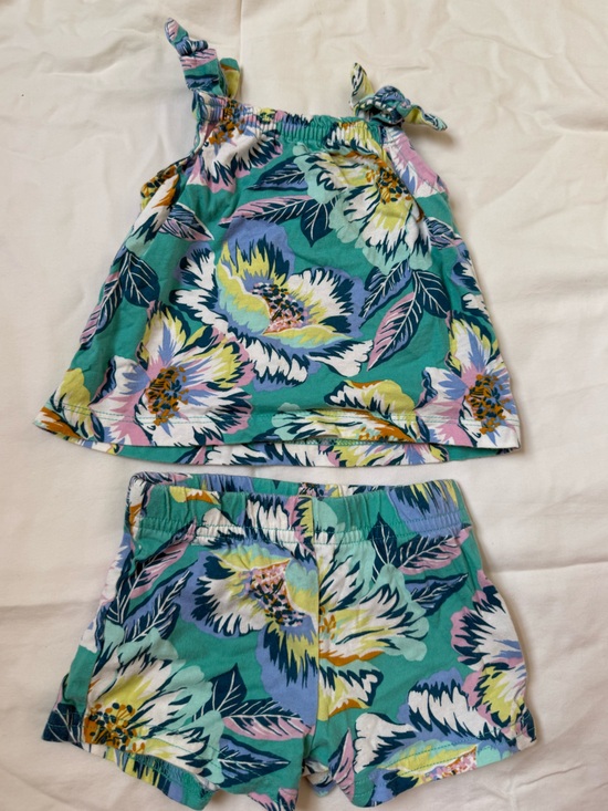 Carter's Other - Carter's Floral Baby Two-Piece Cotton Outfit